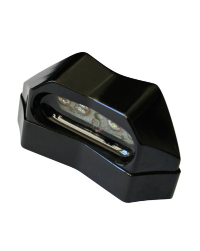 Support Plaque Immatriculation Moto LED HIGHSIDER Éclairage de plaque LED HIGHSIDER smart - noir - à l'unité