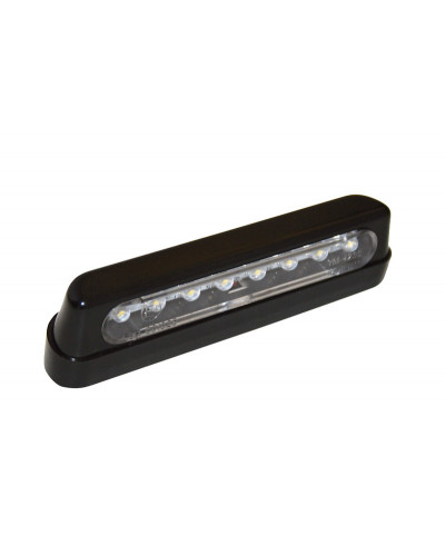 Support Plaque Immatriculation Moto LED HIGHSIDER Éclairage de plaque LED HIGHSIDER smart plastique ABS - long - noir/fumé - à l'unité Support Plaque Immatriculation Moto LED HIGHSIDER Éclairage de plaque LED HIGHSIDER smart plastique ABS - long - noir/fumé - à l'unité