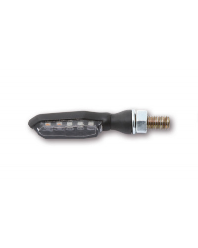 Clignotants Moto LED HIGHSIDER Feu arrière/clignotant LED HIGHSIDER pro Sonic-X1 3en1 homologué - la paire