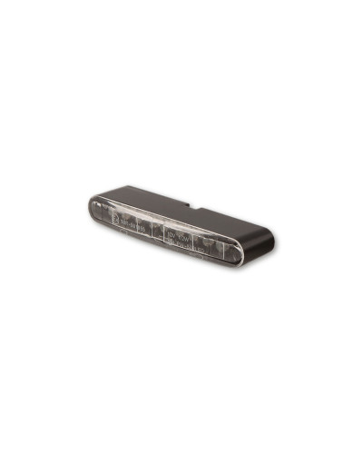 Accessoires Feux Moto LED HIGHSIDER Feu arrière LED HIGHSIDER pro - Stripe - noir/translucide - 1 pièce