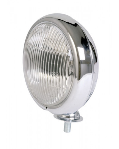Accessoires Feux Moto LED HIGHSIDER Feu avant anti-brouillard HIGHSIDER smart - 4 1/2 pouces - boîtier plat - homologué E - chromé - à l