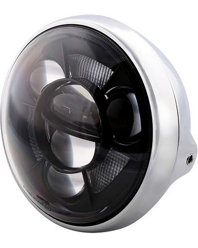 Accessoires Feux Moto LED HIGHSIDER Feu avant LED HIGHSIDER British-Style type 11 - montage latéral