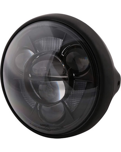 Accessoires Feux Moto LED HIGHSIDER Feu avant LED HIGHSIDER British-Style type 11 - montage latéral