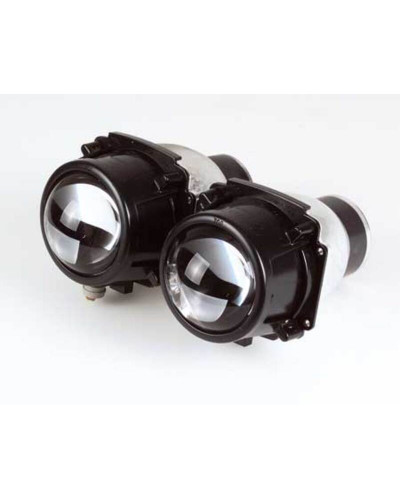 Accessoires Feux Moto LED HIGHSIDER Feux avant HIGHSIDER smart - ellipsoïdes - homologué E - noir - paire
