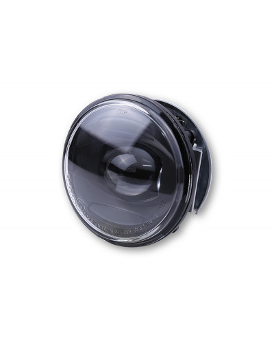 Accessoires Feux Moto LED HIGHSIDER Insert de phare LED HIGHSIDER smart - 4 pouces - feu de position - homologué E - noir - à l'unité