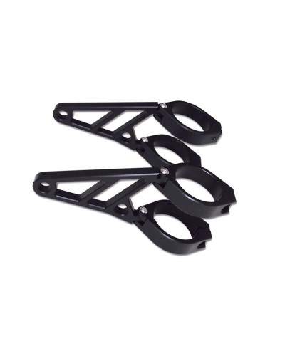 Accessoires Feux Moto LED HIGHSIDER Jeu de support de phare HIGHSIDER court - 42-43 mm
