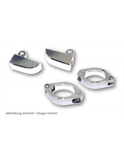 LED HIGHSIDER Jeu de supports de clignotant M8 HIGHSIDER pro - 42-43 mm