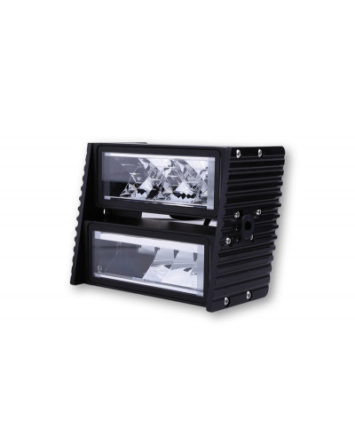 Accessoires Feux Moto LED HIGHSIDER Projecteur LED HIGHSIDER Ultimate avec support Wave