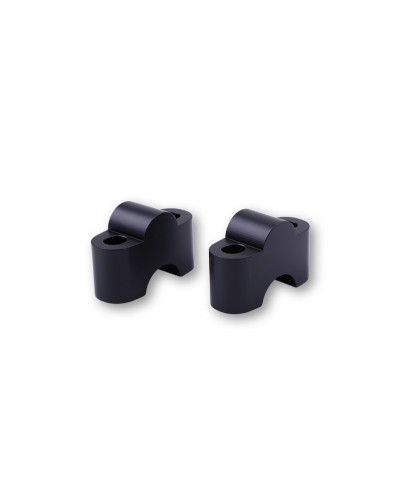 LED HIGHSIDER Réhausses de pontet de guidon HIGHSIDER pro 25mm - noir LED HIGHSIDER Réhausses de pontet de guidon HIGHSIDER pro 25mm - noir