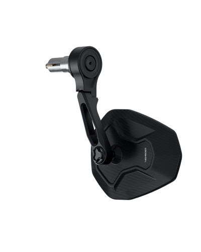 Rétroviseur Moto Universel LED HIGHSIDER Rétroviseur d'embout de guidon HIGHSIDER pro Ventura-RS Evo court - noir