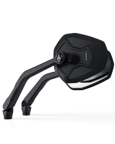 Rétroviseur Moto Universel LED HIGHSIDER Rétroviseur de guidon HIGHSIDER pro Ventura-RS - noir