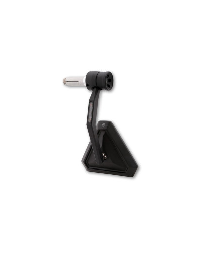 Rétroviseur Moto Universel LED HIGHSIDER Rétroviseur embout de guidon avec clignotant HIGHSIDER Tetra - à l'unité