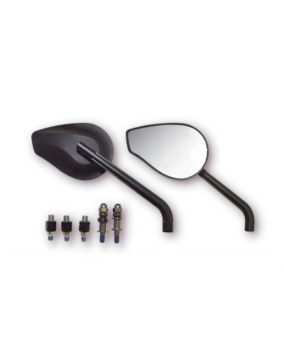 Rétroviseur Moto Universel LED HIGHSIDER Rétroviseur HIGHSIDER Phoenix 1 - par paire