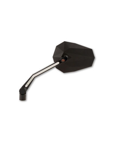 Rétroviseur Moto Universel LED HIGHSIDER Rétroviseur HIGHSIDER Stealth-X4 (clignotant et feu de position LED) - par paire