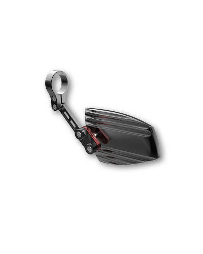 Rétroviseur Moto Universel LED HIGHSIDER Rétroviseurs embout de guidon HIGHSIDER Wave - par paire