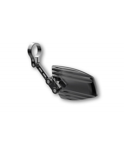 Rétroviseur Moto Universel LED HIGHSIDER Rétroviseurs embout de guidon HIGHSIDER Wave - par paire