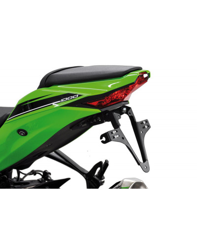 Support Plaque Immatriculation Moto LED HIGHSIDER Support de plaque HIGHSIDER - Kawasaki ZX-10R