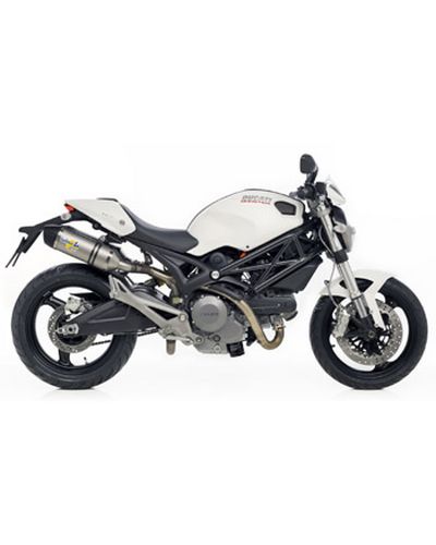 Silencieux Échappement Moto LEOVINCE SBK Ducati Monster 696 2008-14 Lv One Inox