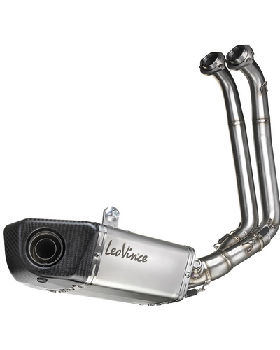 Ligne Complete Echappement Moto LEOVINCE SBK Kawasaki Z 650 Ninja Euro 4 2017-2020 Underbody Inox Catalyse