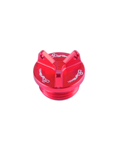 Accessoires Filtres Moto LIGHTECH Bouchon de carter d'huile LIGHTECH 2 trous rouge M20 x 2 5