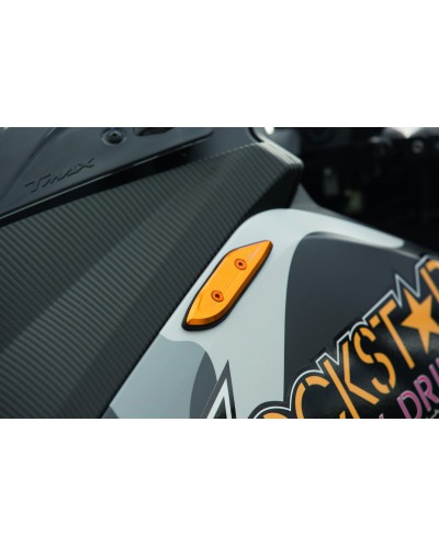 Pièces Détachées Rétroviseur Moto LIGHTECH Cache orifice rétroviseur LIGHTECH or Yamaha T-Max 530 (la paire)