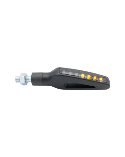 Clignotants Moto LIGHTECH Clignotants LIGHTECH Led plastique ABS noir séquentiel