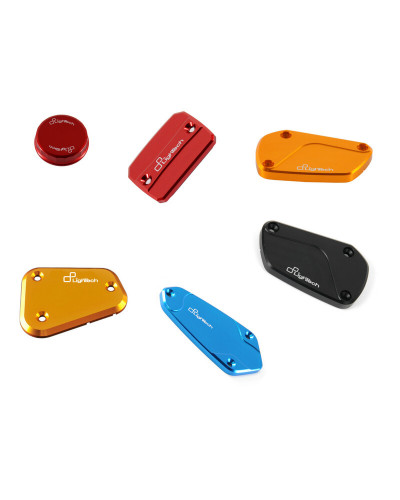 Couvercle Maitre Cylindre Moto LIGHTECH Couvercle de maitre-cylindre embrayage LIGHTECH rouge