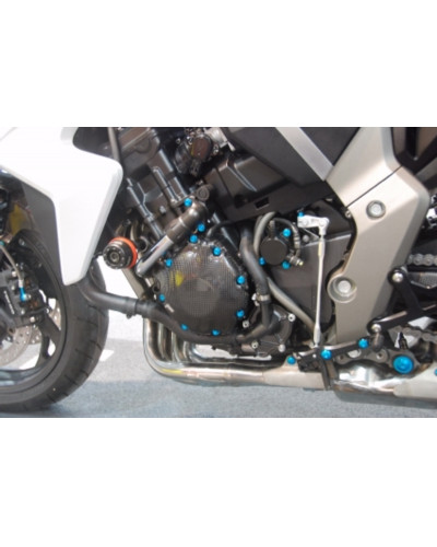 Protection Carter Moto LIGHTECH Couvre carter alternateur LIGHTECH carbone brillant Honda Cb1000R