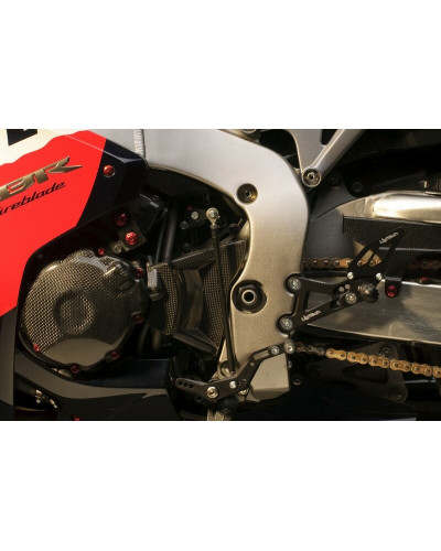 Protection Carter Moto LIGHTECH Couvre carter alternateur LIGHTECH carbone brillant Honda Cbr1000Rr