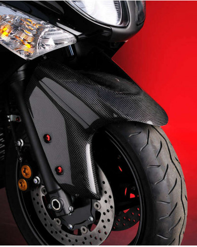 Garde Boue Moto LIGHTECH Garde-boue avant LIGHTECH carbone brillant Yamaha T-Max 500/530