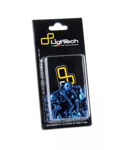 Visserie Moto Standard LIGHTECH Kit vis de bulle LIGHTECH cobalt alu (8 pièces) Bmw S1000Rr
