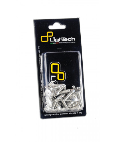 Visserie Moto Standard LIGHTECH Kit vis de cadre LIGHTECH alu argent 16 pièces Yamaha YZF-R6