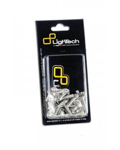 Visserie Moto Standard LIGHTECH Kit vis de carénage LIGHTECH Ergal argent Yamaha T-Max 530