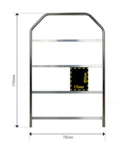 Panneautage Moto LIGHTECH Panneautage LIGHTECH 1140 x 785 - 36 emplacements noir