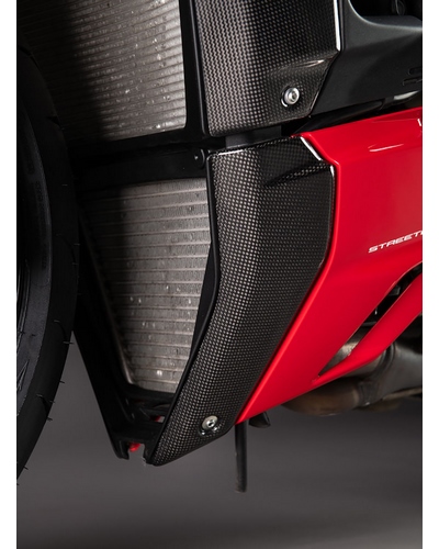 Protection Radiateur Moto LIGHTECH Pièce carbone LIGHTECH - Ducati Streetfighter V4