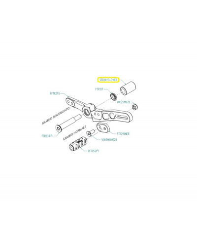 Pièces Détachées Commandes Moto LIGHTECH Pièce détachée LIGHTECH pour commande reculée