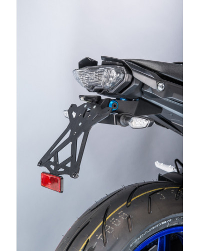 Support Plaque Immatriculation Moto LIGHTECH Support de plaque réglable LIGHTECH noir Yamaha MT-10 - TARYA121