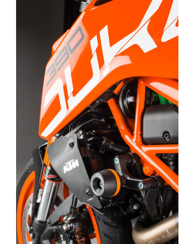 Tampon Protection Moto LIGHTECH Tampon de protection LIGHTECH noir KTM 390 Duke