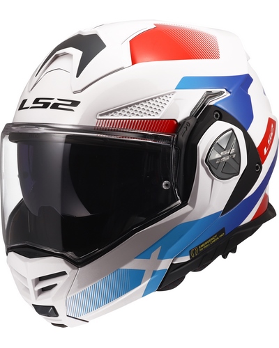 Casque Modulable Moto LS2 Advant X Nova blanc-bleu Casque Modulable Moto LS2 Advant X Nova blanc-bleu