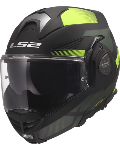 Casque Modulable Moto LS2 Advant X Nova noir-jaune Casque Modulable Moto LS2 Advant X Nova noir-jaune