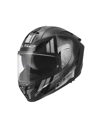 Casque Integral Moto LS2 Challenger II Nitro noir-gris