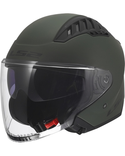 Casque Jet Moto LS2 Copter II ventilé kaki