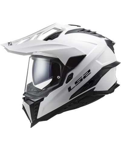 Casque Integral Moto LS2 Explorer Solid blanc