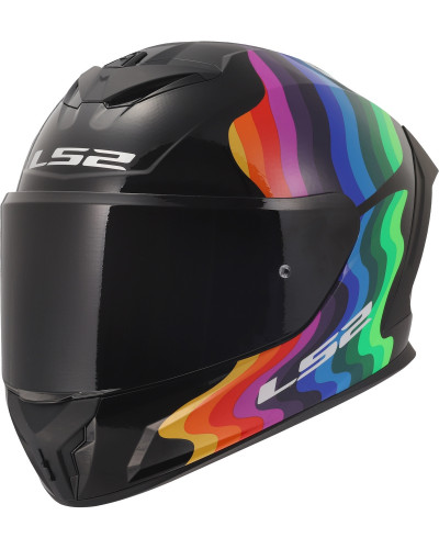 Casque Integral Moto LS2 Rapid III Flow multicolore