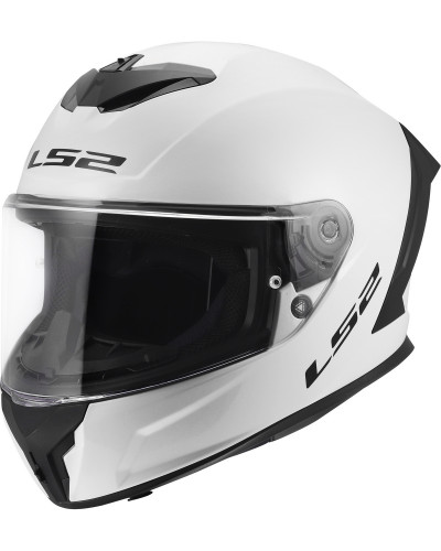 Casque Integral Moto LS2 Rapid III Solid blanc