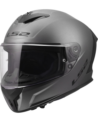 Casque Integral Moto LS2 Rapid III Solid titane mat