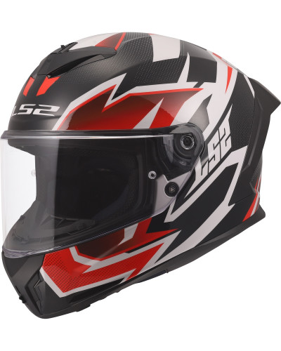 Casque Integral Moto LS2 Rapid III Xtrem noir-rouge Casque Integral Moto LS2 Rapid III Xtrem noir-rouge