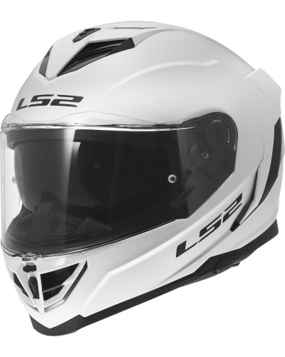 Casque Integral Moto LS2 Storm III Solid blanc