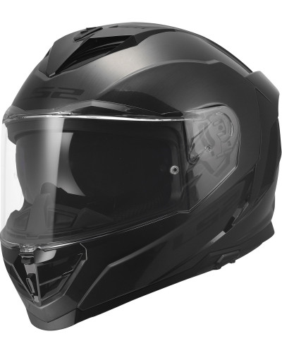 Casque Integral Moto LS2 Storm III Solid titanium