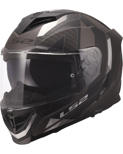 Casque Integral Moto LS2 Storm III Sporty noir-gris Casque Integral Moto LS2 Storm III Sporty noir-gris